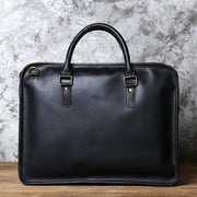 Mad Horse Style Leather Men Briefcase