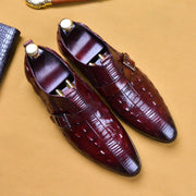 Crocodile Pattern Men Shoes