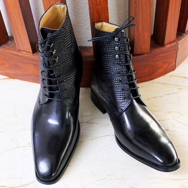 Italian Design Mens Ankle Boots