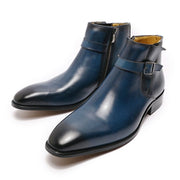 Genuine Italian Smooth Ankle Boots