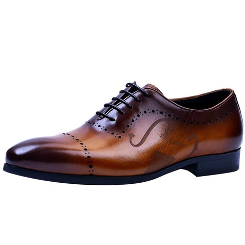 British Style Oxfords Men Dress Shoes