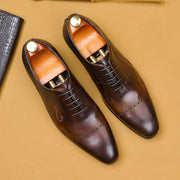 British Style Oxfords Men Dress Shoes