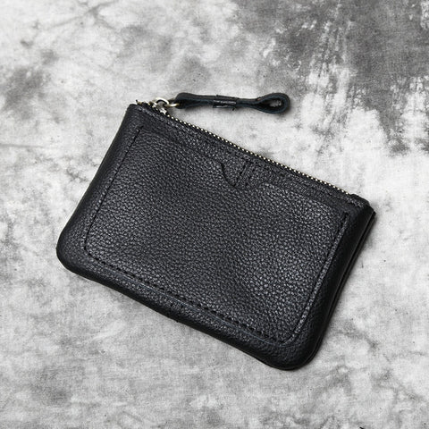 First Layer Cowhide Leather Mini Men's Wallet