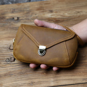 Crazy-horse Leather Waist Bag