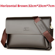 Luxury Kangaroo Brand Leather Messenger Bag