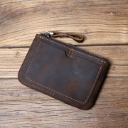 First Layer Cowhide Leather Mini Men's Wallet