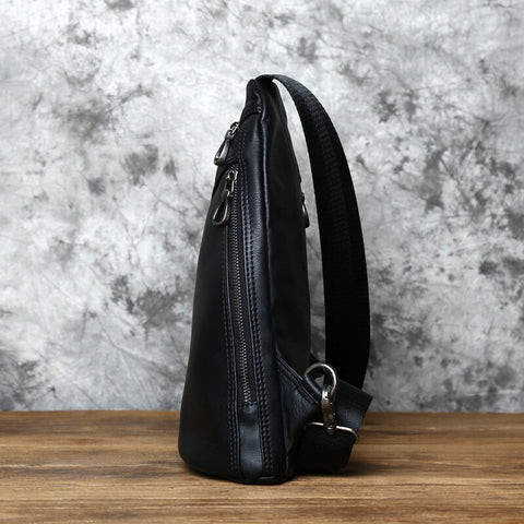 Men's Leather Messenger Bag