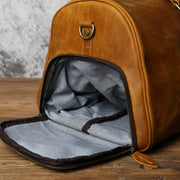 First Layer Cowhide Leather Travel Bag