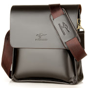 Luxury Kangaroo Brand Leather Messenger Bag