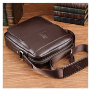 Vertical Business Leather Shoulder Bag