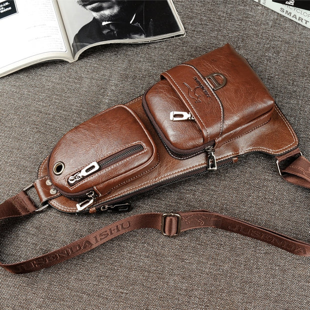 Vintage Sling Male Crossbody Shoulder Bag