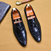 Genuine Leather Tassel Men Loafer Shoes