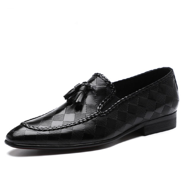 Genuine Leather Tassel Men Loafer Shoes