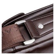 Vertical Business Leather Shoulder Bag