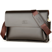 Luxury Kangaroo Brand Leather Messenger Bag