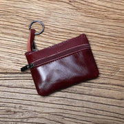 Top Layer Cowhide Leather Mini Coin Purse