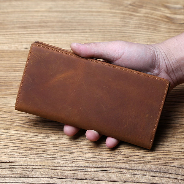 Mad Horse Cowhide  Leather Vintage Men's Wallet