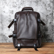 First Layer Cowhide Leather Men's Backpack