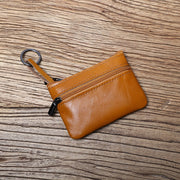 Top Layer Cowhide Leather Mini Coin Purse