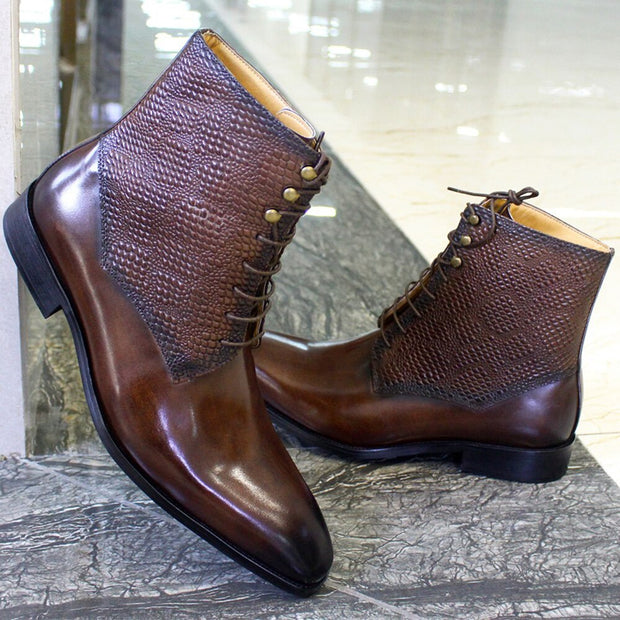 Italian Design Mens Ankle Boots