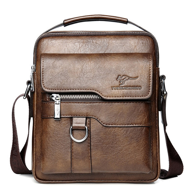 Men's Luxury Brand Leather Shoulder Bag