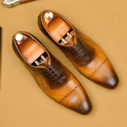 British Style Oxfords Men Dress Shoes