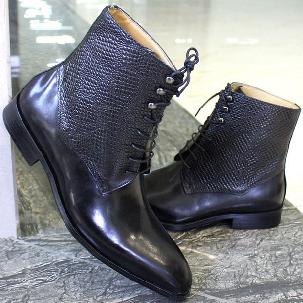 Italian Design Mens Ankle Boots