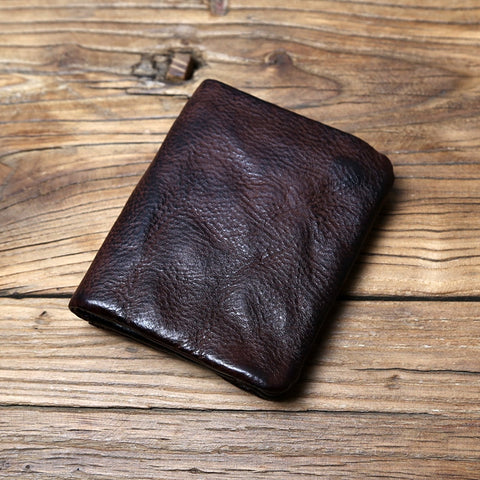 Men's Cowhide Retro Wallet