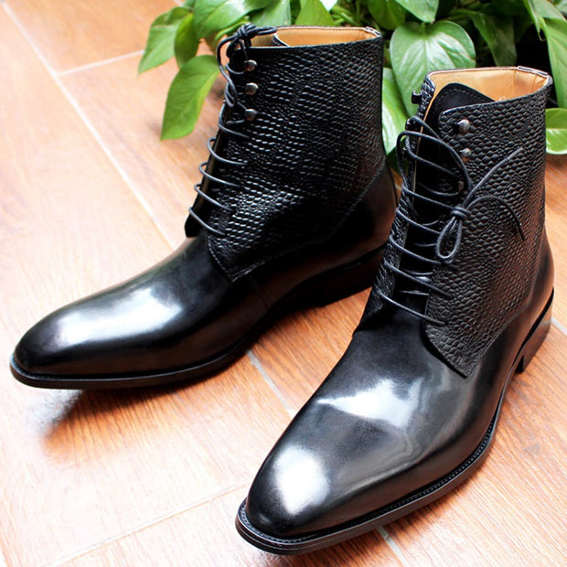 Italian Design Mens Ankle Boots