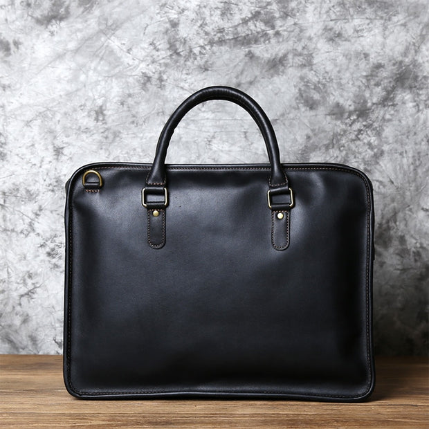 Luxury Briefcase Leather Handbag