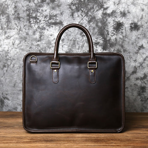 Luxury Briefcase Leather Handbag