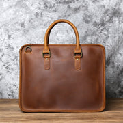 Luxury Briefcase Leather Handbag