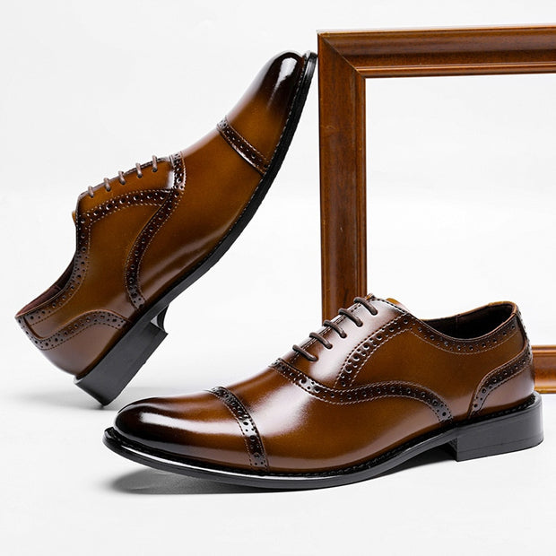 Men Cow Leather Formal Shoes