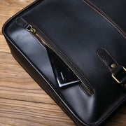 Luxury Briefcase Leather Handbag