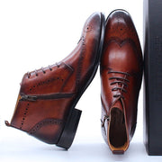 Lace Up Pointed Toe Men Dress Shoes