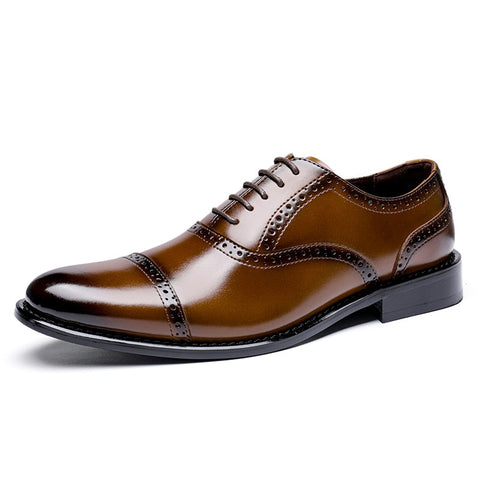 Men Cow Leather Formal Shoes