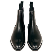 Genuine Leather Chelsea Boots - Black Velvet