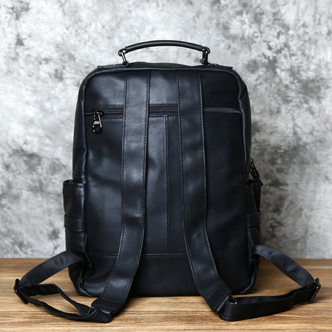 Men's Top Layer Cowhide Leather Backpack