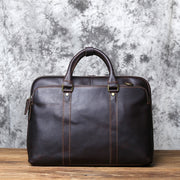 Vintage Handmade Leather Men Handbag