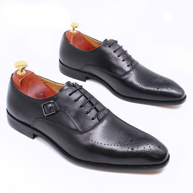 Elegant Men Genuine Leather Oxford Shoes