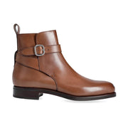 Genuine Leather Jodhpur Boots -  Brown