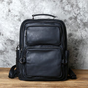 Men's Top Layer Cowhide Leather Backpack