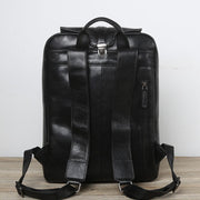 Natural Cowhide Men's Casual Backpack