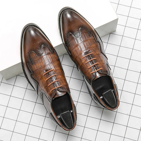 Men's Lace-up Wedding Party Shoes