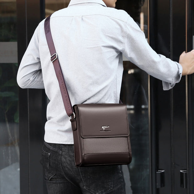 Large Vintage Business Crossbody Bag for Men