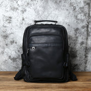 Men's Top Layer Cowhide Leather Backpack