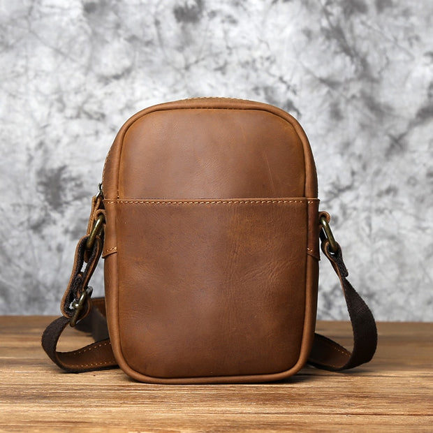 Retro Leather Men Shoulder Bag