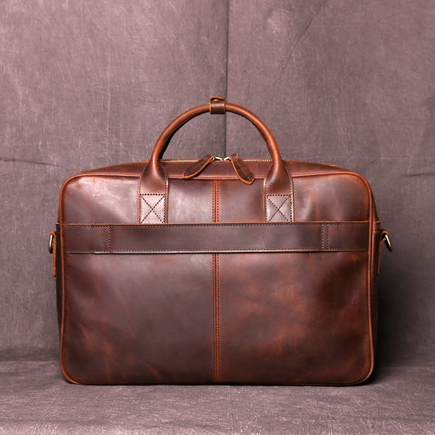 Vintage Leather Men  Briefcase