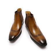 Luxury Chelsea Genuine Leather Men Boots