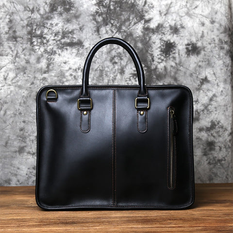 Luxury Briefcase Leather Handbag